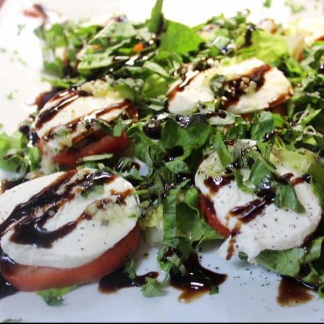 Mozzarella Caprese.